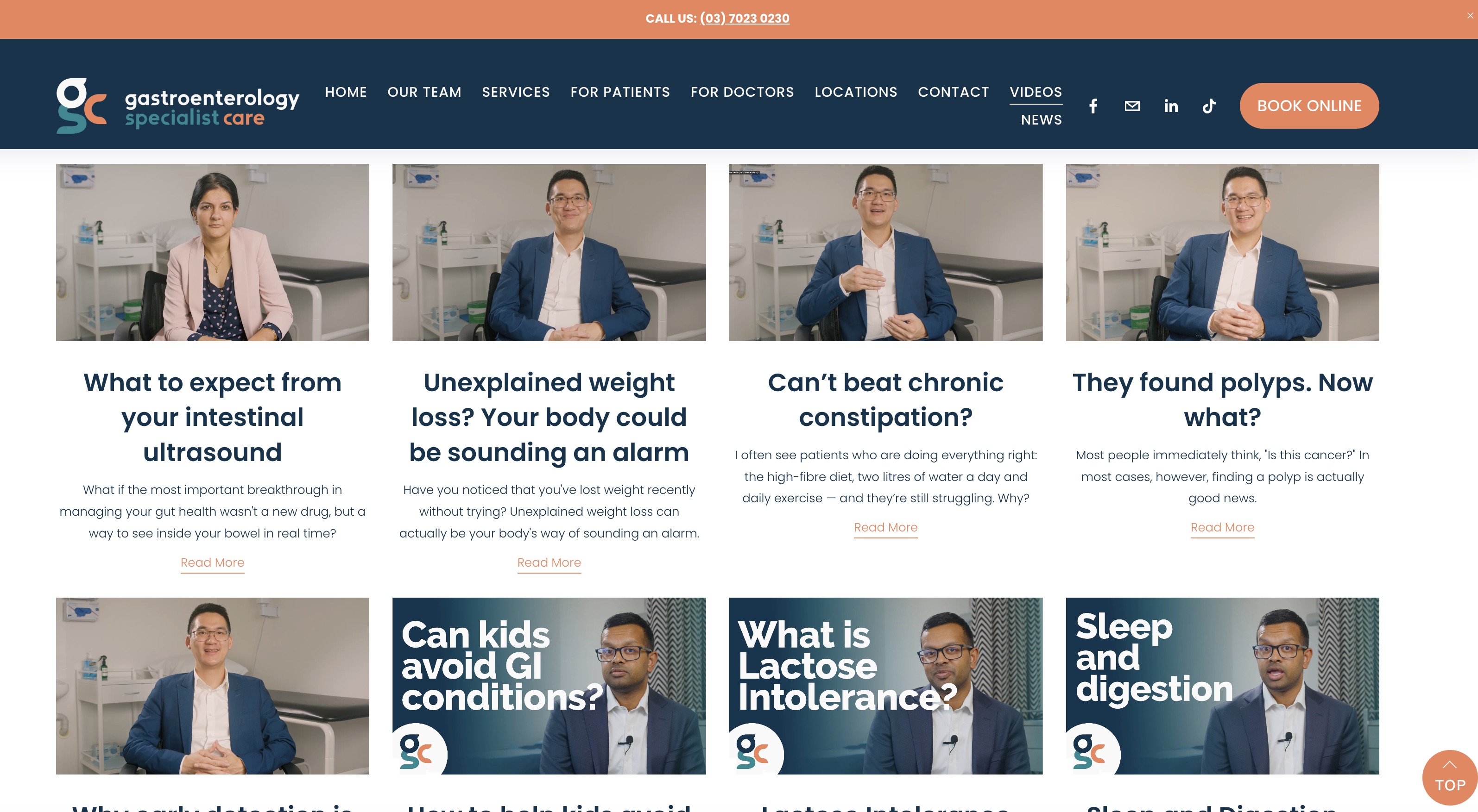 Gastroenterology Specialist Care content project image placeholder